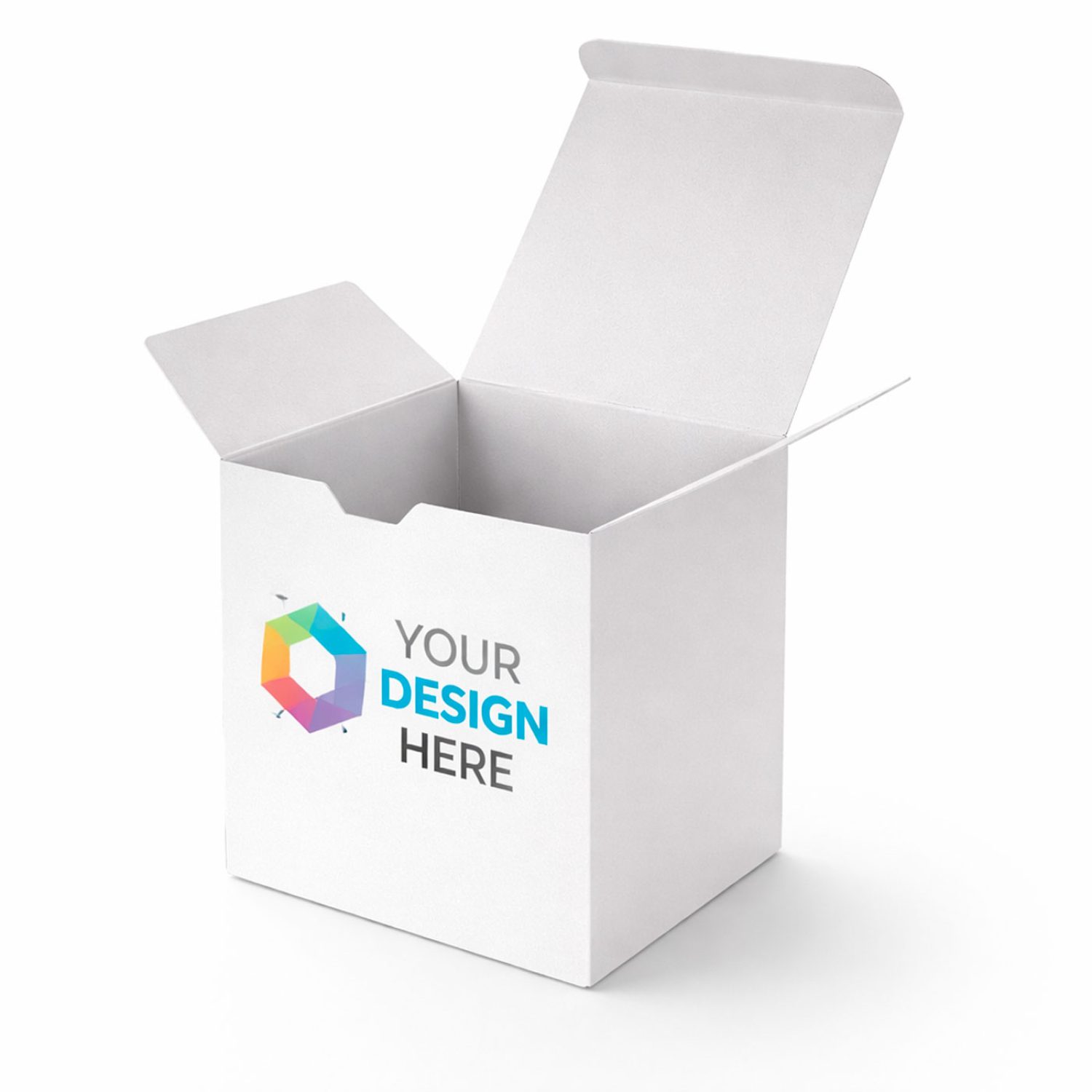 Caja de cartoncillo personalizada e impresa, ideal para packaging y presentación de productos.
