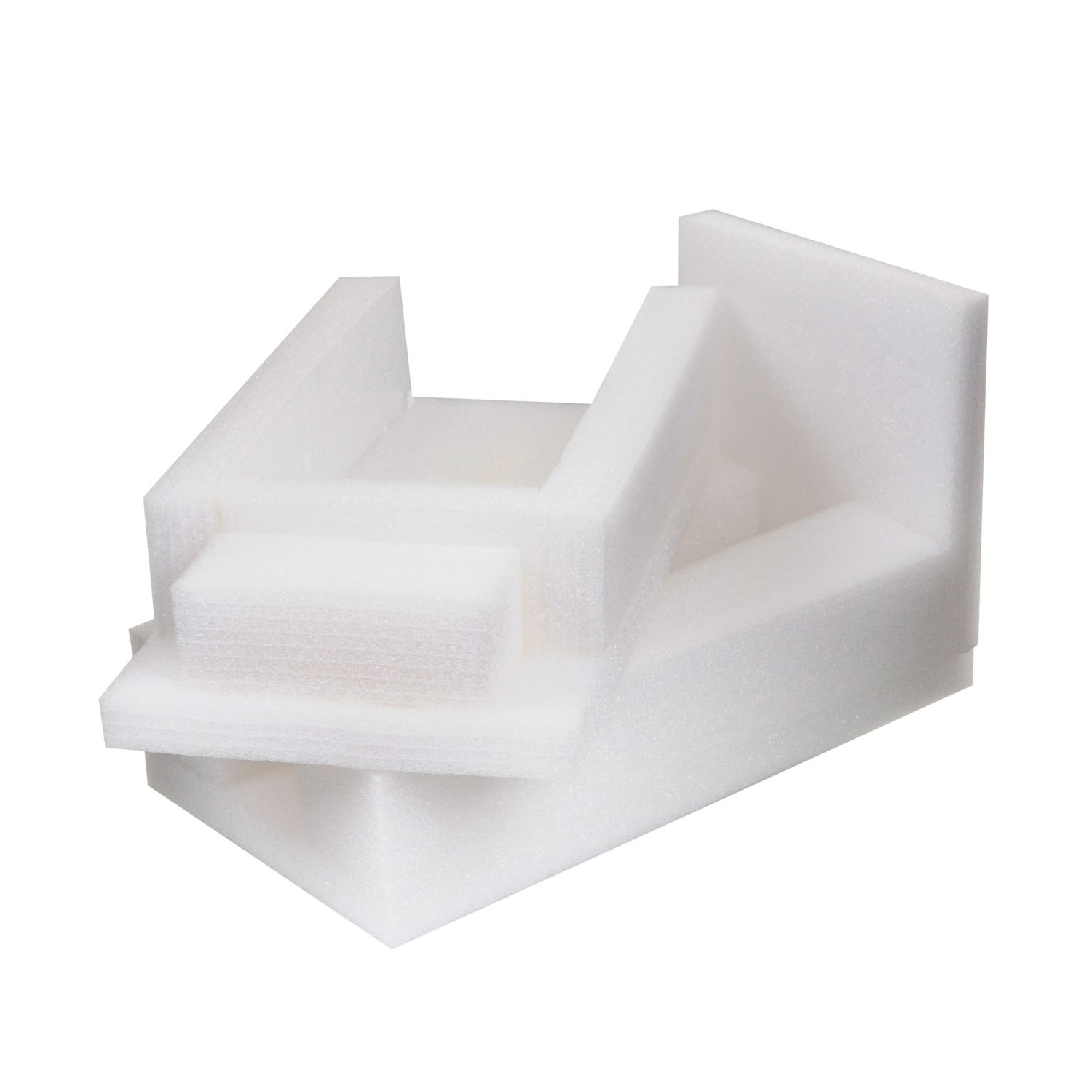 Piezas de protección de espuma personalizadas para embalaje y ajuste a medida.