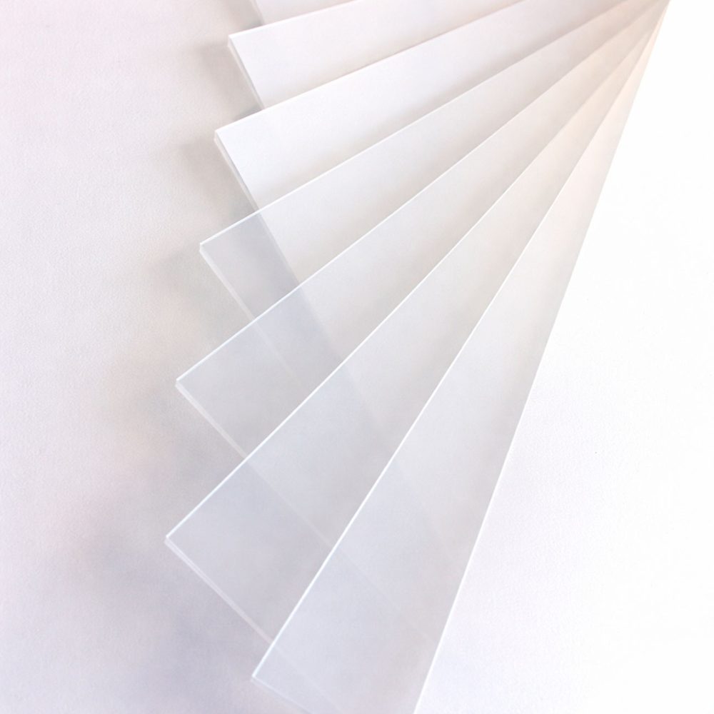 planchas transparentes PE, PVS y PP