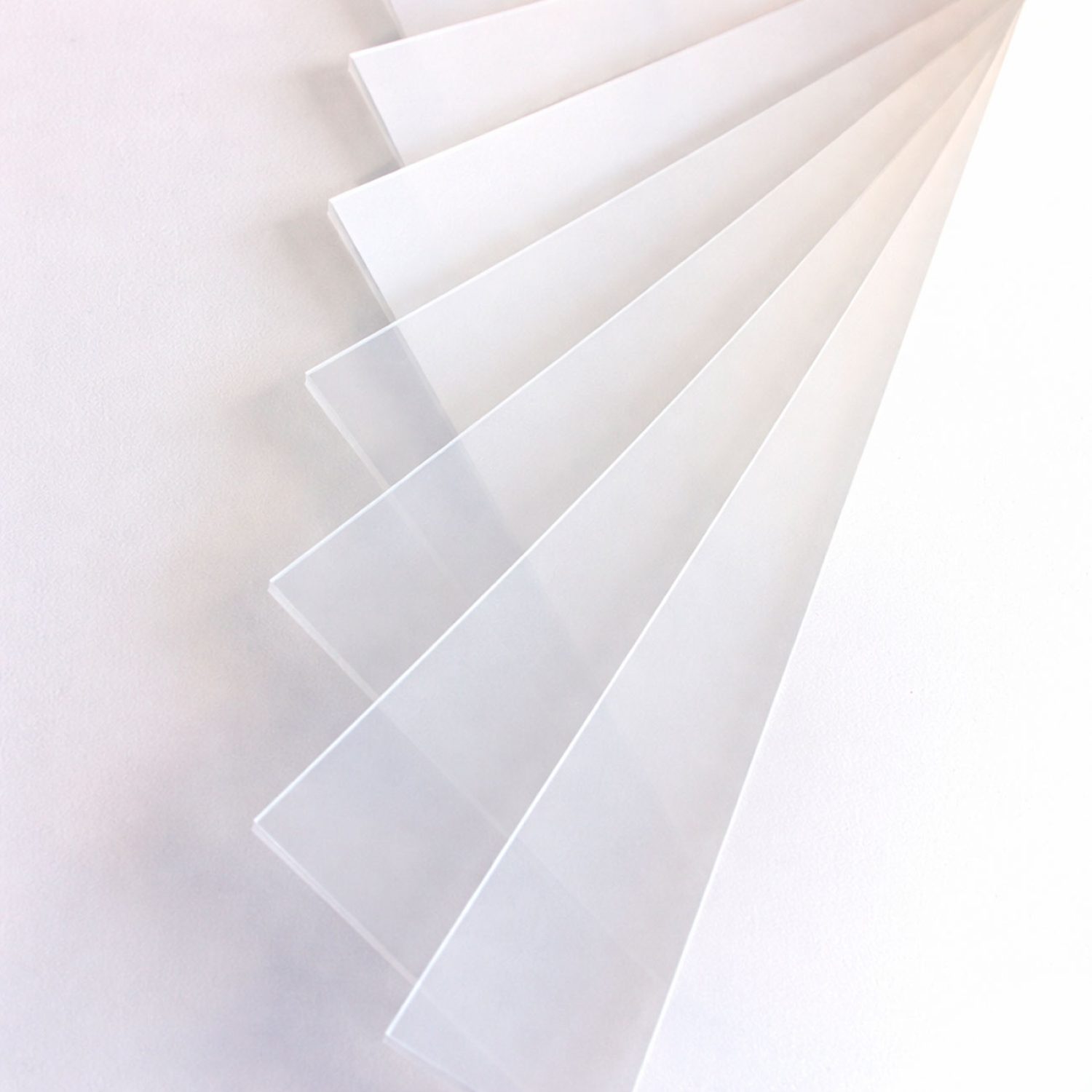 planchas transparentes PE, PVS y PP