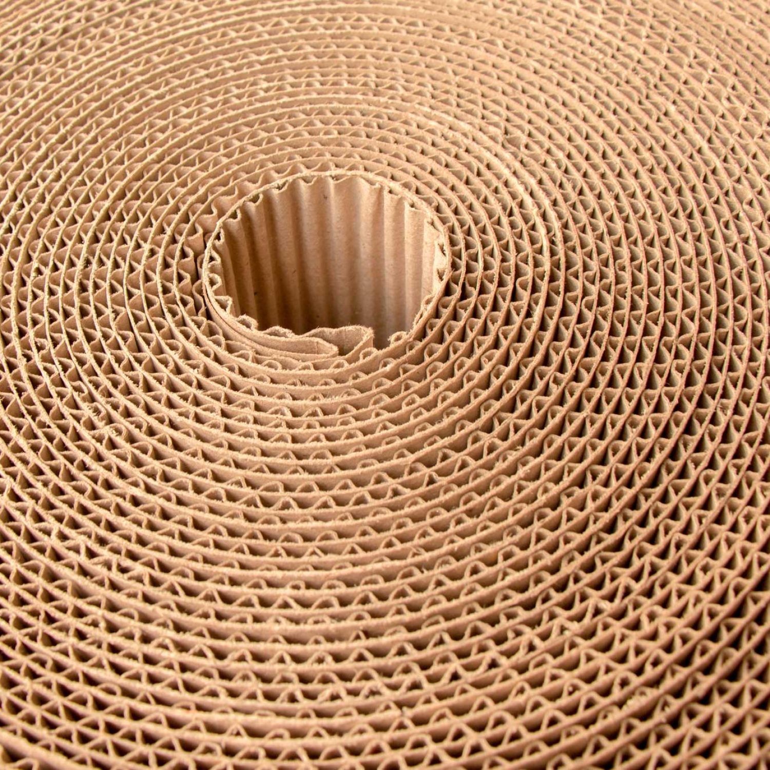 Cartón ondulado para embalaje, protección y refuerzo de cajas.