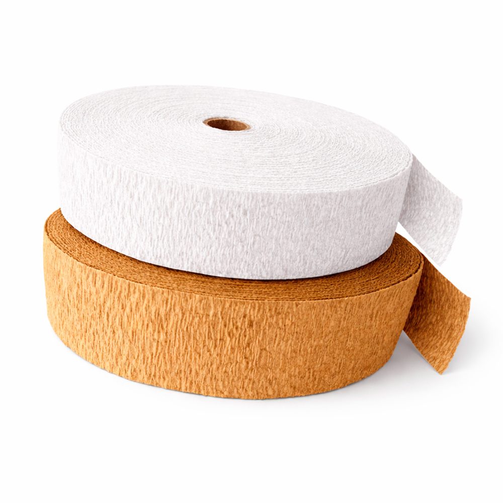 Rollos de papel kraft rizado para relleno y protección ecológica en embalajes.